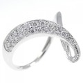 K18WG ダイヤモンド リング 0.27CT