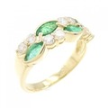K18YG エメラルド リング 0.70CT
