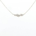 【リメイク】K18YG ダイヤモンド ネックレス 0.10CT