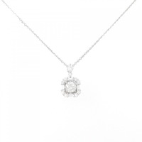 【新品】PT ダイヤモンド ネックレス 0.268CT F SI2 Good