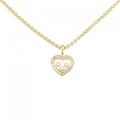 ショパール ハート ダイヤモンド ネックレス