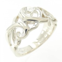 ティファニー トリプルラビングハート リング