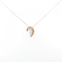 K18PG ダイヤモンド ネックレス 0.12CT