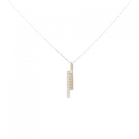 【リメイク】K18YG ダイヤモンド ネックレス 0.05CT