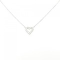 PT ハート ダイヤモンド ネックレス 0.20CT
