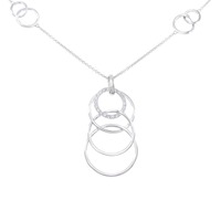 18KWG/750WG ダイヤモンド ネックレス 0.25CT