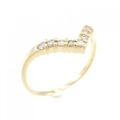 K18YG ダイヤモンド リング 0.17CT