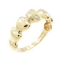 K18YG ハート ダイヤモンド リング 0.03CT