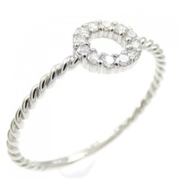 【リメイク】PT ダイヤモンド リング 0.10CT