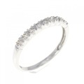 K14WG ダイヤモンド リング 0.20CT