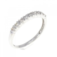 K14WG ダイヤモンド リング 0.20CT