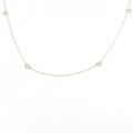 K18YG ダイヤモンド ネックレス 1.02CT