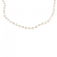 シルバークラスプ アコヤパール ネックレス 4-4.5mm