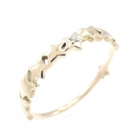 K10YG スター ダイヤモンド リング