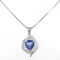 PT サファイヤ ネックレス 2.39CT
