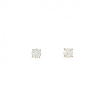 ティファニー ソリティア ピアス 0.38CT I VS2 3EXT