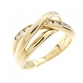 K18YG ダイヤモンド リング 0.16CT