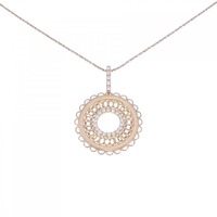 K18PG ダイヤモンド ネックレス 0.57CT