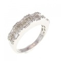 K18WG ダイヤモンド リング 0.70CT