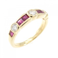 K18YG ルビー リング 0.57CT