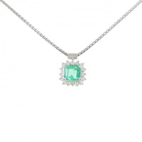 PT エメラルド ネックレス 0.80CT