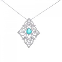 【リメイク】PT パライバトルマリン ネックレス 1.14CT ブラジル産