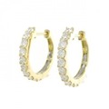 【新品】K18YG ダイヤモンド ピアス 1.002CT