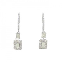 【新品】PT ダイヤモンド ピアス 1.00CT