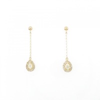 【新品】K18YG ダイヤモンド ピアス 0.30CT