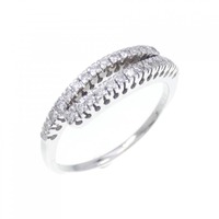 K18WG ダイヤモンド リング 0.14CT