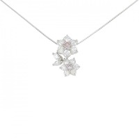 PT ダイヤモンド ネックレス 0.076CT FOP SI1