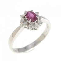 PT ルビー リング 0.33CT
