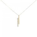【リメイク】K18YG ダイヤモンド ネックレス 0.05CT