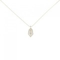 【新品】K18YG ダイヤモンド ネックレス 0.36CT