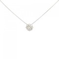 【新品】PT フラワー ダイヤモンド ネックレス 0.10CT