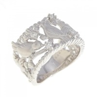 タサキ バード ダイヤモンド リング 0.11CT
