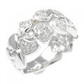 K18WG ダイヤモンド リング 0.30CT