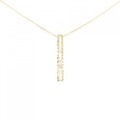 K18YG ダイヤモンド ネックレス 0.15CT