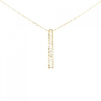 K18YG ダイヤモンド ネックレス 0.15CT