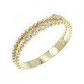 K18YG ダイヤモンド リング 0.08CT
