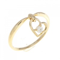 K18YG ハート ダイヤモンド リング 0.05CT
