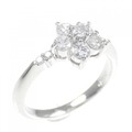 PT フラワー ダイヤモンド リング 0.52CT