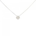 【新品】PT フラワー ダイヤモンド ネックレス 0.10CT