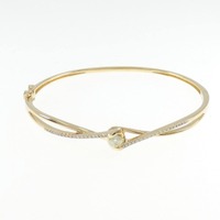 K18YG ダイヤモンド バングル 0.304