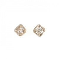 K18PG ダイヤモンド ピアス 0.40CT