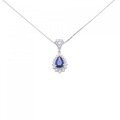 PT サファイヤ ネックレス 0.85CT