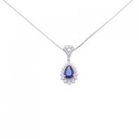 PT サファイヤ ネックレス 0.85CT