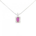 PT ルビー ネックレス 1.039CT