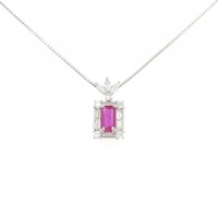 PT ルビー ネックレス 1.039CT