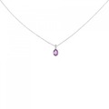 K18PG サファイヤ ネックレス 0.62CT